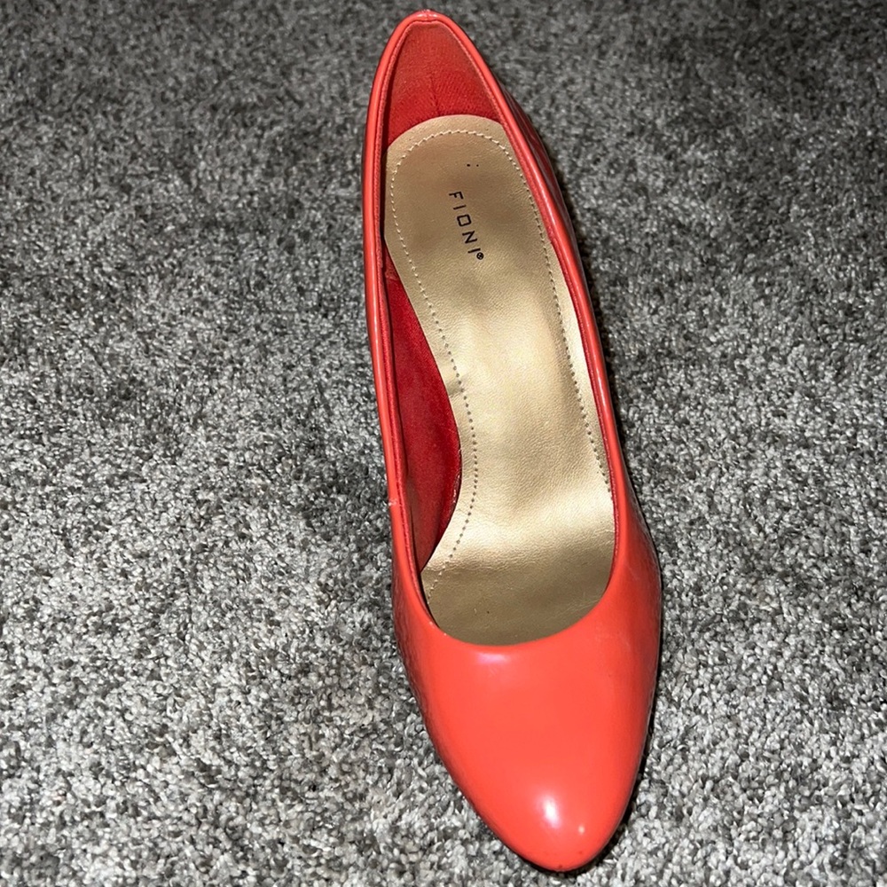 Peach heels